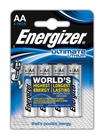 ENERGIZER Ultimate Lithium batteri - 4 x AAA - Li