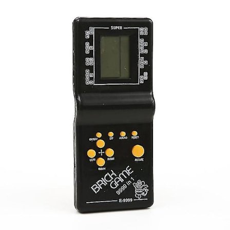 Klassisk håndholdt spillemaskine Tetris-spil Børnespilkonsol Legetøj med musikafspilning Retro Børn fornøjelsesspil Afspiller