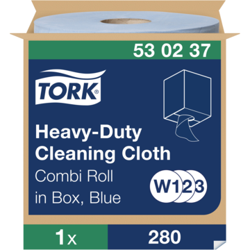 RENGJ.KLUT BLÅ RULL PÅ BOKS