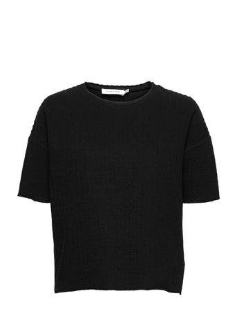 Lnkylie T-Shirt Black Lounge Nine