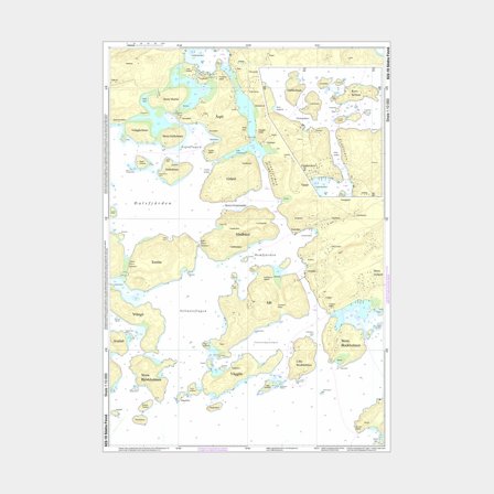 Special chart Hydrographica 622-10 Södra Finnö, A2 unfolded (plano)