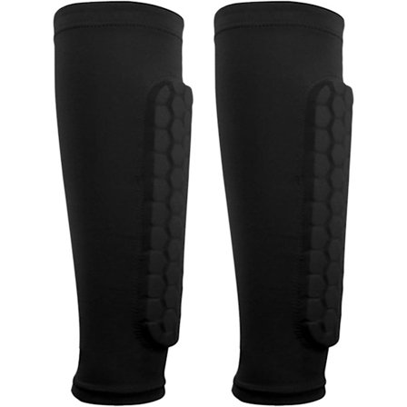 1 Par Fodbold Skinnebenssokker, Beskyt Ben, Åndbar Skinne