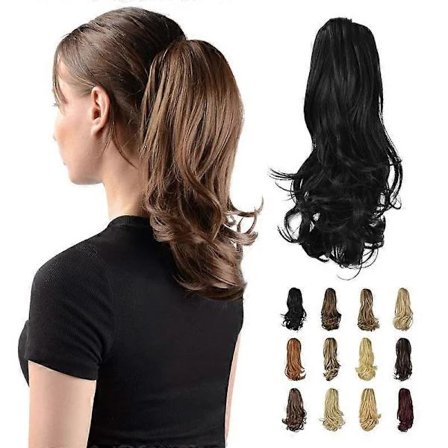 Hiustenpidennys Poninhäntä Luonnollinen Synteettinen Hiustenpidennys Naisille
