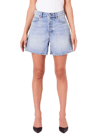 Neuw Eva Short Passenger Light Vintage Indigo Jeans Dam Blå w30