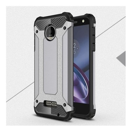 Motorola Moto Z Force hybridskal - Grå