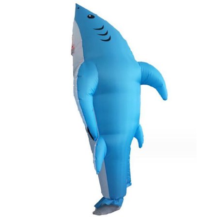 Uppblåsbar Kostym i Form av en Cartoon-Haj