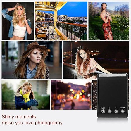 Digital Slave Flash-lys Auto Enkelt Kontakt Hotshoe