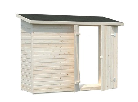 Palmako Leif Förråd 2,3 m²/inv. 2,2 m², impr. natur, Stugor & förråd