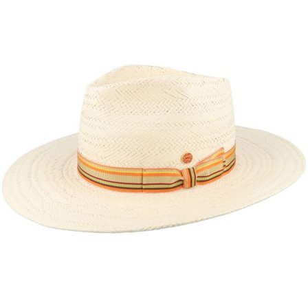 Mayser - Beige straw Hatt - Nizza Paper Natur Straw Hat @ Hatstore