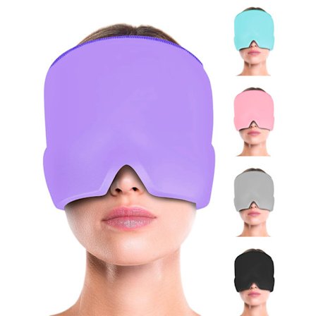Øyemaske mot Hodepine - Gelmasket - Avkjølende/varmende maske