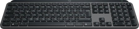 Logitech MX Keys S - tastatur - QWERTZ - Tysk - grafitt