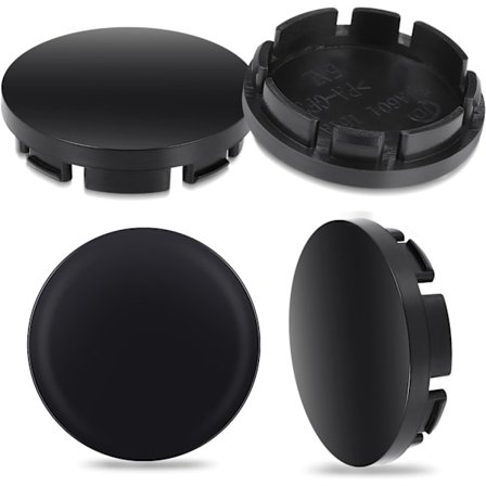 4 stk. Navkapsler 56mm, Universelle hjulkapsler, Stabile bilhjul senter navkapsler erstatning kompatibel med de fleste lettmetallfelger
