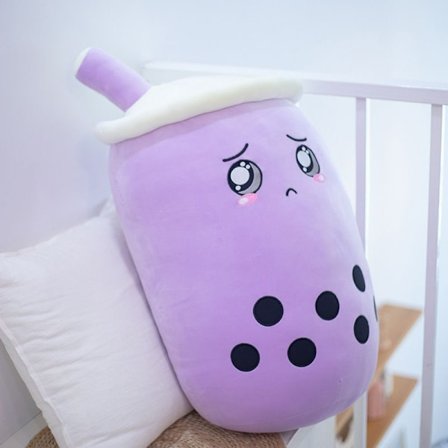 24 35 50 CM Bubble Tea Boba Cup Mjuk fylld plyschkudde Söt kudde Kawaii