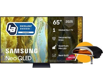 Samsung TQ55QN73FBUXXC +Ooni Koda 16 - Paket med 65" QN73F 4K Neo QLED Mini LED TV och pizzaugn
