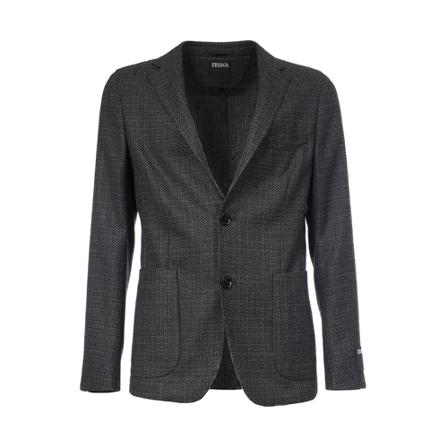 Ermenegildo Zegna - Kavajer - Grå - Herr - Storlek: M, Herr, Storlek: M