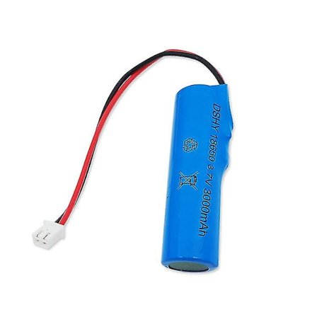 3.7v 18650 Litium-akku XH-2P-liittimellä 3000mah + suojapiiri, Ladattava akku liikkuville leluille