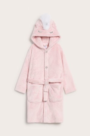 Kappahl | Aamutakki, jossa on yksisarviskuvio | Pinkki