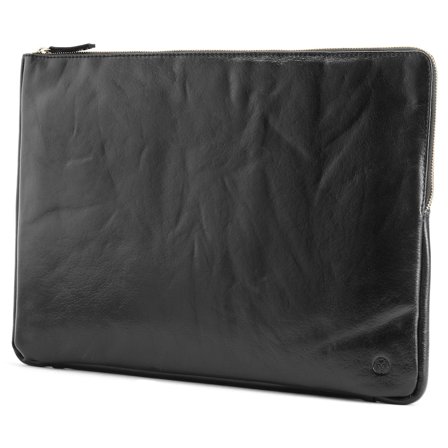 California Laptop Sleeve i Sort Læder til mænd - Computer sleeve