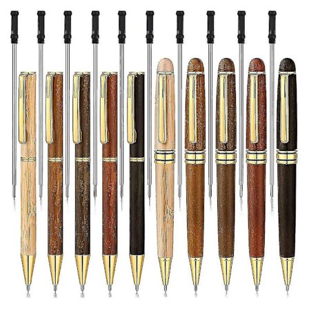 10 stk. penne sæt til trædrejning pen drejning sæt pen fremstilling sæt pen drejning forsyninger træ fremstilling bal