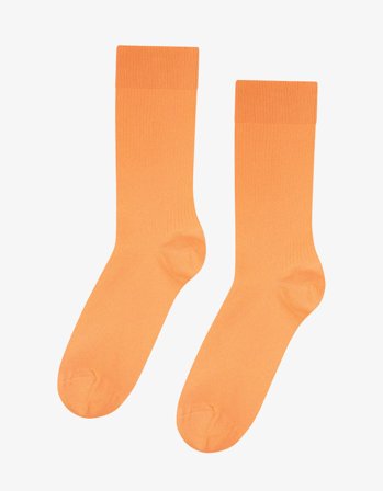 Classic Organic Sock - Sandstone Orange - One Size