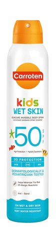 Carroten Kids Wet Skin Suncare Invisible Spray SPF 50, Skincare, Skincare Til Børn, Solcreme Til Børn