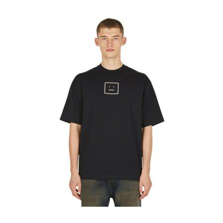 Acne Studios, T-Shirts Zwart, Heren, Maat:M,Katoen