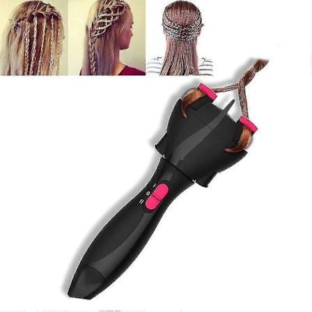 Elektrisk hårfletter, automatisk rask Twist Twister hårfletting maskin, Smart DIY Magic hårstyling verktøy ruller hårfletter verktøy julegave