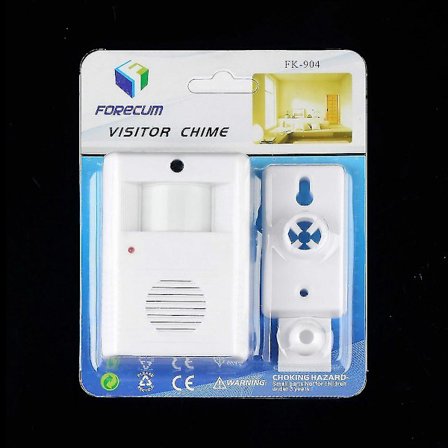 Dørklokke med bevegelsessensor, trådløs alarm