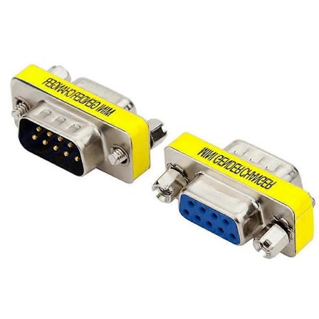 DB9 Dator Video Adapter DB9 Hane till Hona Seriell Port till Hål 9 Pin VGA Hona Kabel Adapter