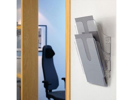 DURABLE Blankettfack FlexiPlus A4S 2-fack transp - Lyreco - Kontorsmaterial - Till skrivbordet - Blankettfack och Boxar