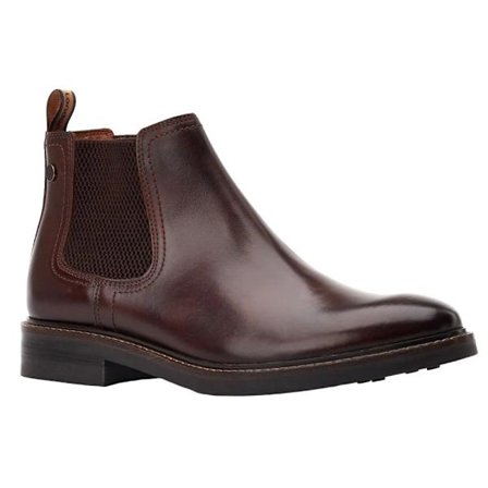 Base London Portland Chelsea Boots i Läder för Män 7 UK Mörkbrun
