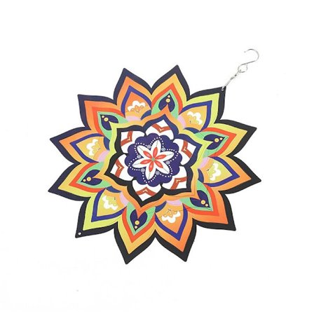 3D Vindspil i Rustfrit Stål Vind Spinner Vedhæng Udendørs Ornamenter Hjem Have Dekorationer