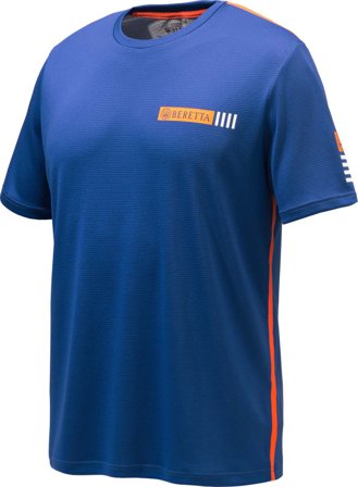 Beretta Men's Stripe T-Shirt Men short-sleeved sweaters Blue M