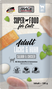Mac's Super Food for Cats Laks og Kylling 12x100g - Våtfôr