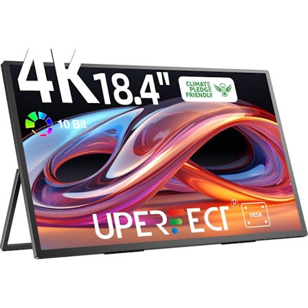UPERFECT Bærbar 18,4-tommer 4K-UHD 100%sRGB Skærm
