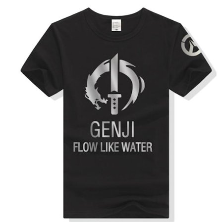 Overwatch T-Shirt genji -svart