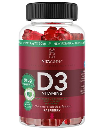 VitaYummy Vitamin D3 60 stk., Helse & Madvarer, Vitaminer, D-vitamin