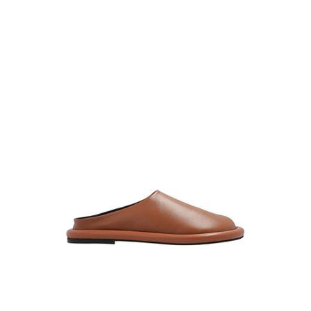 JW Anderson Leather slides brun, Dam Tofflor, Dam, Storlek: 39 EU