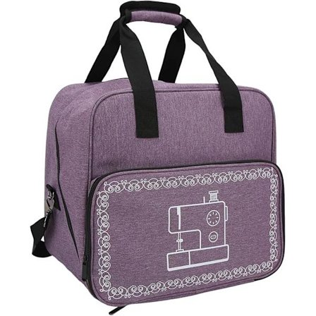 Universell symaskinsväska med fickor och axelrem, Lila[JSR]