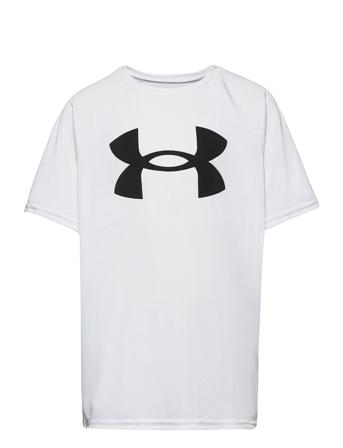 Ua Tech Big Logo Ss T-shirts Sports Tops Vit Under Armour