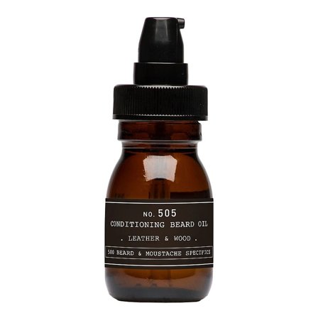 DEPOT Conditioning Beard Oil No. 505 Leather & Wood 30 ml, Mænd, Skægpleje, Skægolie
