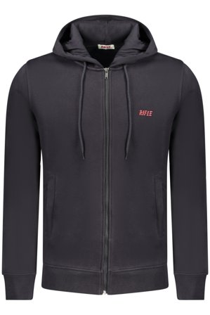 Rifle Felpa Con Zip Uomo Blu