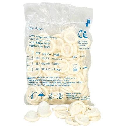 Trimmer Fingertupper 100stk Medium -Hund