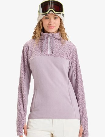 Roxy Sayna Half Zip - Pink - L