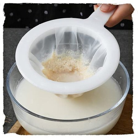 Fintmasket si, køkkensi med fintmasket net, netsi med håndtag, 100/200/400 masker, til filtrering af juice, mælk, kaffe (400 masker)