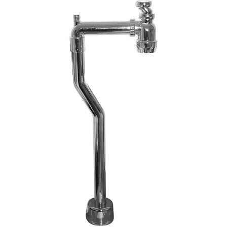 Faluplast Flexi 8073655 Vannlås krom, 40 x G32, universallås Krom, Innendørsavløp