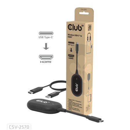 Club 3D Wireless Usb-C To HdmiT