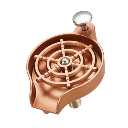 Kjøkkenvask Koppskyller Glassrenser Koppvasker Kran Koppskyller for Bar Svart_Spesiell Gave