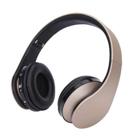 Langattomat Bluetooth-kuulokkeet, korvan päällä olevat kuulokkeet mikrofonilla, taitettavat ja kevyet, Mp3-tila ja FM-radio puhelimille, kannettaville