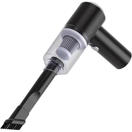 USB Genopladelig Ledningsfri Håndholdt Støvsuger | 100ml | Vaskbart Filter | LED Lys
